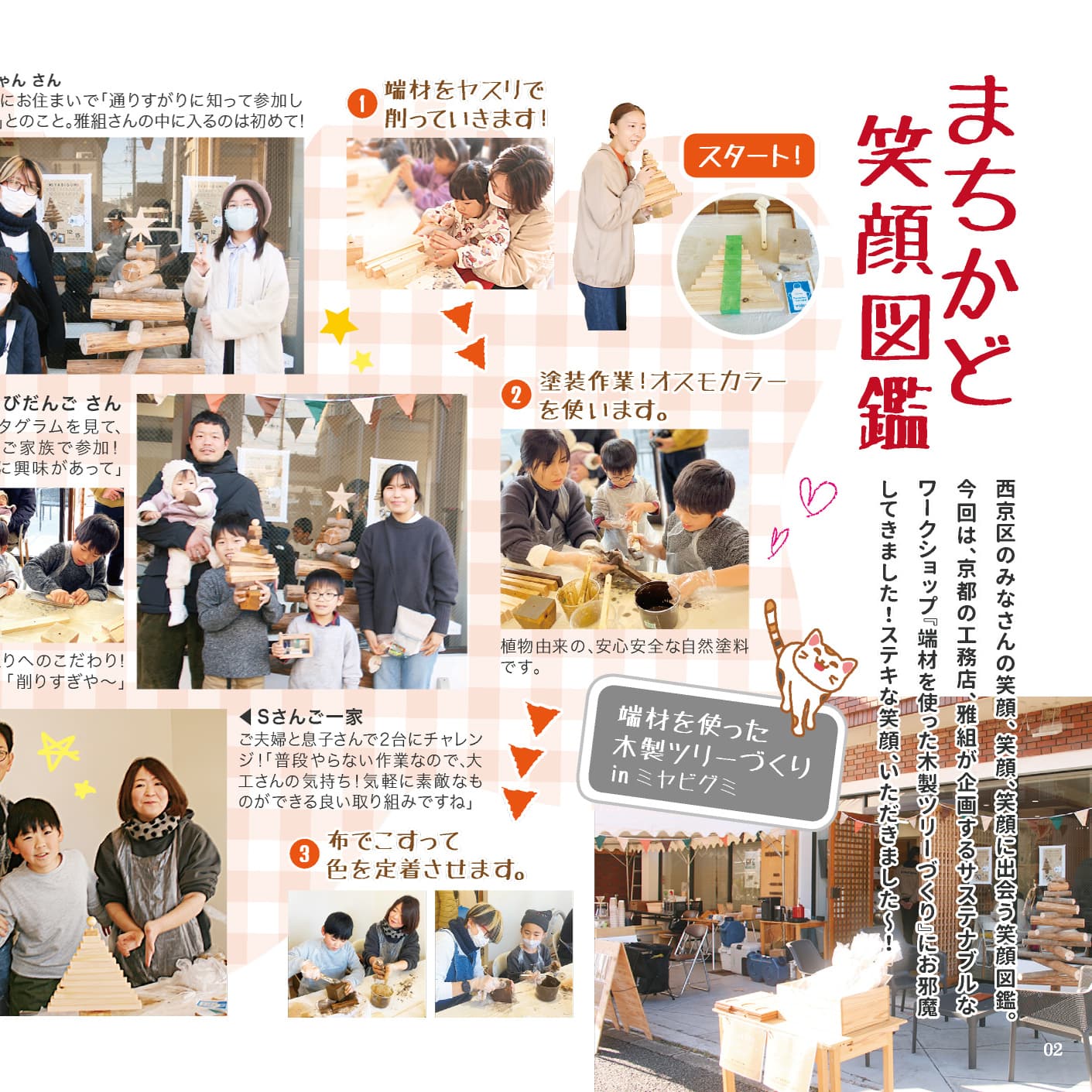 P.2-3 まちかど笑顔図鑑のイメージ